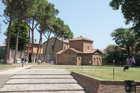 Esterno del Mausoleo di Galla Placidia, a Ravenna