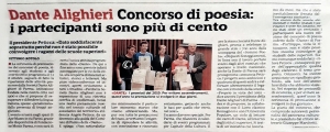 articolo della Gazzetta di Parma del 19 settembre 2020