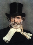 Celebre ritratto di Giuseppe Verdi, a cura di Giovanni Boldini