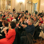 pubblico entusiasta alla manifestazione della Dante di Parma