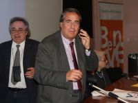 il presidente Angelo Peticca, il dott. Stefano Mazzacurati e la prof.ssa Isa Guastalla
